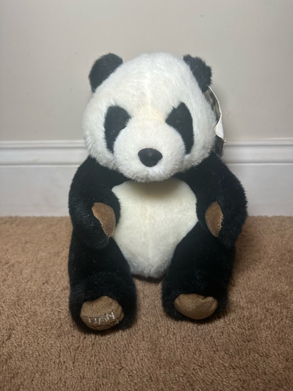 Tian Tian Giant Panda Plush 2001 K&M Smithsonian National Zoo Stuffed Animal